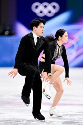 Hannah LIM & Ye QUAN (KOR), during Team Event - Ice Dance Rhythm Dance, at the Olympic Winter games, Winterspiele,Spiele, Summer games Milano Cortina 2026, at Milano Ice Skating Arena, on February 6, 2026 in Milan, Italy. Noxthirdxpartyxsales  aflo_318669483