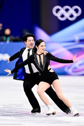 Hannah LIM & Ye QUAN (KOR), during Team Event - Ice Dance Rhythm Dance, at the Olympic Winter games, Winterspiele,Spiele, Summer games Milano Cortina 2026, at Milano Ice Skating Arena, on February 6, 2026 in Milan, Italy. Noxthirdxpartyxsales  aflo_318669542