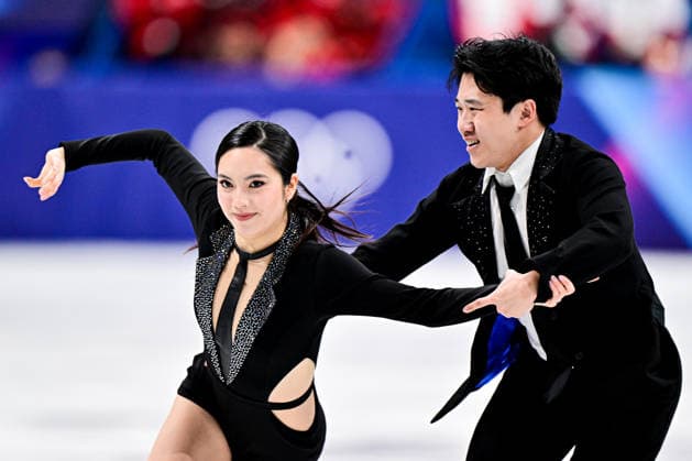 Hannah LIM & Ye QUAN (KOR), during Team Event - Ice Dance Rhythm Dance, at the Olympic Winter games, Winterspiele,Spiele, Summer games Milano Cortina 2026, at Milano Ice Skating Arena, on February 6, 2026 in Milan, Italy. Noxthirdxpartyxsales  aflo_318669545