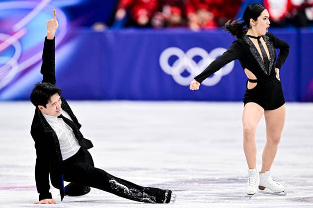 Hannah LIM & Ye QUAN (KOR), during Team Event - Ice Dance Rhythm Dance, at the Olympic Winter games, Winterspiele,Spiele, Summer games Milano Cortina 2026, at Milano Ice Skating Arena, on February 6, 2026 in Milan, Italy. Noxthirdxpartyxsales  aflo_318669577