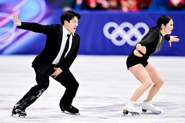 Hannah LIM & Ye QUAN (KOR), during Team Event - Ice Dance Rhythm Dance, at the Olympic Winter games, Winterspiele,Spiele, Summer games Milano Cortina 2026, at Milano Ice Skating Arena, on February 6, 2026 in Milan, Italy. Noxthirdxpartyxsales  aflo_318669585