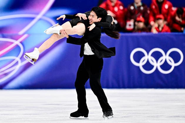 Hannah LIM & Ye QUAN (KOR), during Team Event - Ice Dance Rhythm Dance, at the Olympic Winter games, Winterspiele,Spiele, Summer games Milano Cortina 2026, at Milano Ice Skating Arena, on February 6, 2026 in Milan, Italy. Noxthirdxpartyxsales  aflo_318669589