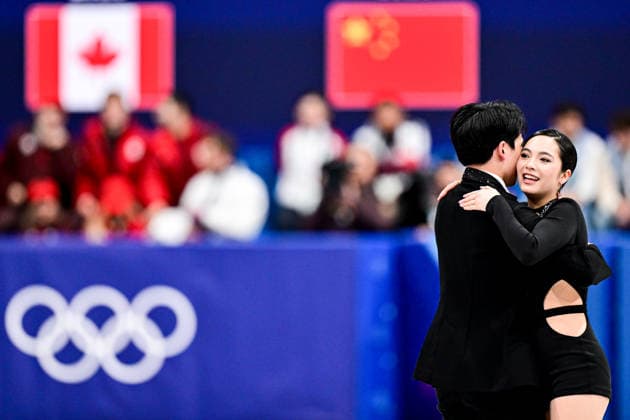 Hannah LIM & Ye QUAN (KOR), during Team Event - Ice Dance Rhythm Dance, at the Olympic Winter games, Winterspiele,Spiele, Summer games Milano Cortina 2026, at Milano Ice Skating Arena, on February 6, 2026 in Milan, Italy. Noxthirdxpartyxsales  aflo_318669607