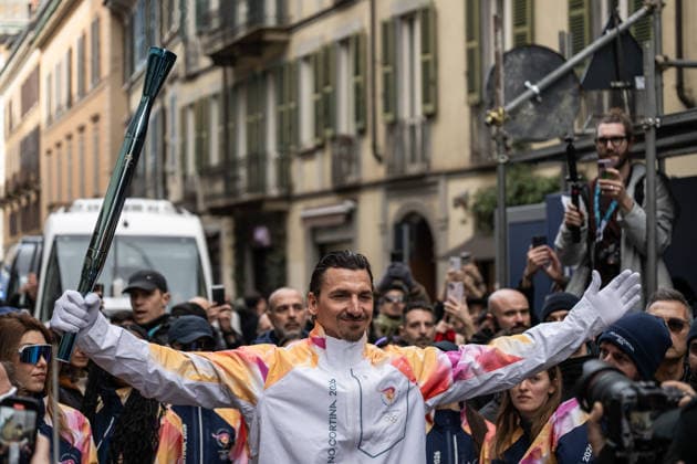 260206 Former football player Zlatan Ibrahimovic of Sweden carrying the Olympic Flame during the final day of the torch relay of the 2026 Winter Olympics on February 6, 2026 in Milan. Photo: Joel Marklund BILDBYRAN kod JM JM0782 bbeng Olympic Games, Olympische Spiele, Olympia, OS olympics winter olympics os ol olympiska spel vinter-os olympiske leker milano cortina 2026 milan cortina 2026 milano cortina 2026 olympic games milano cortina 2026 winter olympic games milano cortina-os milano cortina-ol vinter-ol fackelstafett sverige fotboll fotball football *** 260206 Former football player Zlatan Ibrahimovic of Sweden carrying the Olympic Flame during the final day of the torch relay of the 2026 Winter Olympics on February 6, 2026 in Milan Photo Joel Marklund BILDBYRAN kod JM JM0782 bbeng olympic games olympics winter olympics os ol olympiska spel vinter os olympiske leker milano cortina 2026 milan cortina 2026 milano cortina 2026 olympic games milano cortina 2026 winter olympic games milano cortina os milano cortina ol vinter ol torch relay sverige fotboll fotboll football football  Copyright: JOELxMARKLUND BB260206JM002