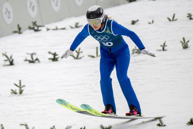 OLYMPICS - Winter Olympic Games, Olympische Spiele, Olympia, OS Milano Cortina 2026 VAL DI FIEMME,ITALY,06.FEB.26 - OLYMPICS, Ski jumping, Skispringen, Ski, nordisch - Winter Olympic Games Milano Cortina 2026, preview, normal hill, training, women. Image shows Frida Westman (SWE).  GEPAxpictures xOliverxLerch
