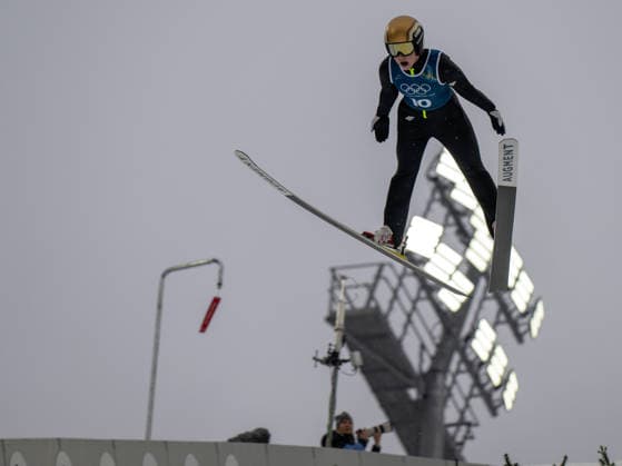 OLYMPICS - Winter Olympic Games, Olympische Spiele, Olympia, OS Milano Cortina 2026 VAL DI FIEMME,ITALY,06.FEB.26 - OLYMPICS, Ski jumping, Skispringen, Ski, nordisch - Winter Olympic Games Milano Cortina 2026, preview, normal hill, training, women. Image shows Pola Beltowska (POL).  GEPAxpictures xOliverxLerch