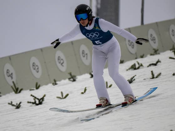 OLYMPICS - Winter Olympic Games, Olympische Spiele, Olympia, OS Milano Cortina 2026 VAL DI FIEMME,ITALY,06.FEB.26 - OLYMPICS, Ski jumping, Skispringen, Ski, nordisch - Winter Olympic Games Milano Cortina 2026, preview, normal hill, training, women. Image shows Delia Anamaria Folea (ROU).  GEPAxpictures xOliverxLerch