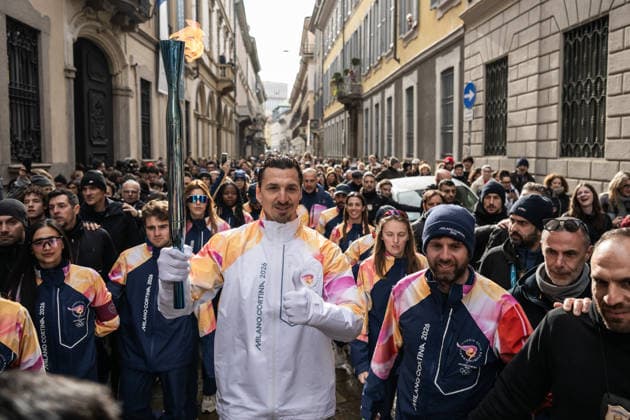 260206 Former football player Zlatan Ibrahimovic of Sweden carrying the Olympic Flame during the final day of the torch relay of the 2026 Winter Olympics on February 6, 2026 in Milan. Photo: Joel Marklund BILDBYRAN kod JM JM0782 bbeng Olympic Games, Olympische Spiele, Olympia, OS olympics winter olympics os ol olympiska spel vinter-os olympiske leker milano cortina 2026 milan cortina 2026 milano cortina 2026 olympic games milano cortina 2026 winter olympic games milano cortina-os milano cortina-ol vinter-ol fackelstafett sverige fotboll fotball football *** 260206 Former football player Zlatan Ibrahimovic of Sweden carrying the Olympic Flame during the final day of the torch relay of the 2026 Winter Olympics on February 6, 2026 in Milan Photo Joel Marklund BILDBYRAN kod JM JM0782 bbeng olympic games olympics winter olympics os ol olympiska spel vinter os olympiske leker milano cortina 2026 milan cortina 2026 milano cortina 2026 olympic games milano cortina 2026 winter olympic games milano cortina os milano cortina ol vinter ol torch relay sverige fotboll fotboll football football  Copyright: JOELxMARKLUND BB260206JM010
