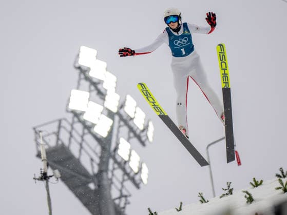 OLYMPICS - Winter Olympic Games, Olympische Spiele, Olympia, OS Milano Cortina 2026 VAL DI FIEMME,ITALY,06.FEB.26 - OLYMPICS, Ski jumping, Skispringen, Ski, nordisch - Winter Olympic Games Milano Cortina 2026, preview, normal hill, training, women. Image shows Veronika Jencova (CZE).  GEPAxpictures xOliverxLerch