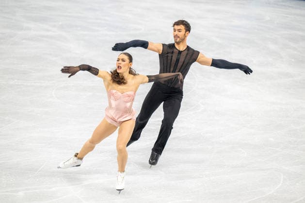 GIOCHI OLIMPICI - Olimpiadi Invernali Milano-Cortina 2026 - Figure skating, Eiskunstlauf Laurence Fournier Beaudry and Guillaume Cizeron from France during the Winter Olympic Games, Olympische Spiele, Olympia, OS Milano Cortina 2026, Milano Ice Skating Arena, on February 6, 2026 in Milano, Italy Cortina D Ampezzo Italy  Copyright: xIPAxSport ABACAx