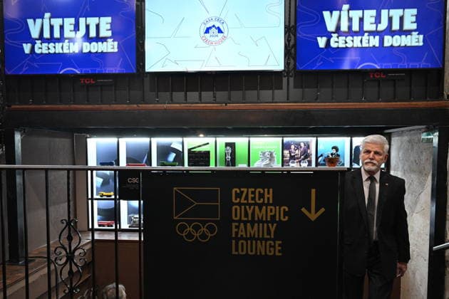Czech President Petr Pavel officially opens Czech House at Olympic Games, Olympische Spiele, Olympia, OS in Milan, Italy, on February 6, 2026. (CTKxPhoto MichalxKamaryt) CTKPhotoP2026020604148  CTKPhotoP2026020604148