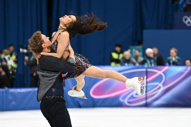 CHOCK Madison BATES Evan (USA) during Figure skating, Eiskunstlauf - TEAM competition Dance - Rhythmic Dance, Olympic Winter games, Winterspiele,Spiele, Summer games Milano-Cortina 2026 in Milano, Italy, February 06 2026  Copyright: xFilippoxTomasi IPAxSportx xipa-agency.netx xx IPA_71026082 IPA_Agency_IPA71026082