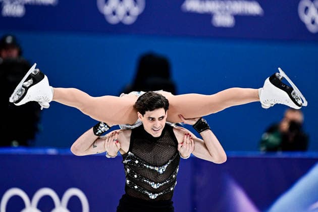 Piper GILLES & Paul POIRIER (CAN), during Team Event - Ice Dance Rhythm Dance, at the Olympic Winter games, Winterspiele,Spiele, Summer games Milano Cortina 2026, at Milano Ice Skating Arena, on February 6, 2026 in Milan, Italy. Noxthirdxpartyxsales  aflo_318672794