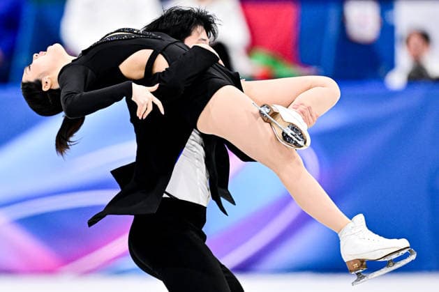 Hannah LIM & Ye QUAN (KOR), during Team Event - Ice Dance Rhythm Dance, at the Olympic Winter games, Winterspiele,Spiele, Summer games Milano Cortina 2026, at Milano Ice Skating Arena, on February 6, 2026 in Milan, Italy. Noxthirdxpartyxsales  aflo_318676677