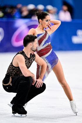 Lilah FEAR & Lewis GIBSON (GBR), during Team Event - Ice Dance Rhythm Dance, at the Olympic Winter games, Winterspiele,Spiele, Summer games Milano Cortina 2026, at Milano Ice Skating Arena, on February 6, 2026 in Milan, Italy. Noxthirdxpartyxsales  aflo_318676837