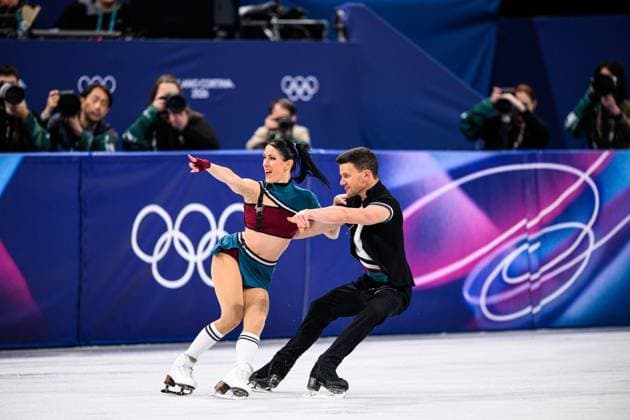 MILANO, ITALY - 6 FEBRUARY, 2026: ITA, GUIGNARD Charlene, FABBRI Marco - Olympics, Figure skating, Eiskunstlauf Team Event Ice Dance - Rhythm Dance  Copyright: xVITALIIxKLIUIEVx