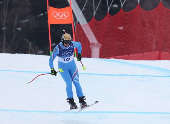 GIOCHI OLIMPICI - Olimpiadi Invernali Milano-Cortina 2026 - Men s Downhill - Training Milano Cortina 2026 - XXV Olympic Winter games, Winterspiele,Spiele, Summer games Bormio- Italy 7 February,2026 Alpine skiing - Training Men s Downhill Image Show: PARIS Dominik (ITA) Cortina D Ampezzo Italy  Copyright: xIPAxSport ABACAx