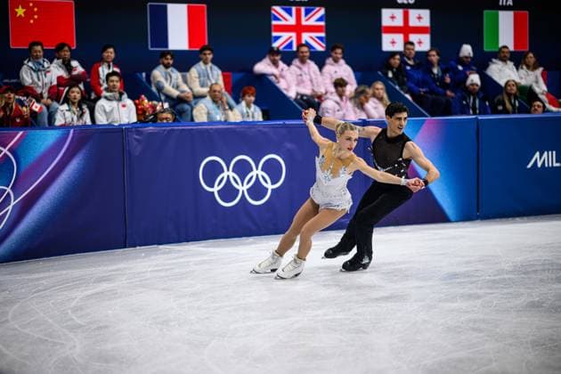 MILANO, ITALY - 6 FEBRUARY, 2026: CAN, GILLES Piper, POIRIER Paul - Olympics, Figure skating, Eiskunstlauf Team Event Ice Dance - Rhythm Dance  Copyright: xVITALIIxKLIUIEVx