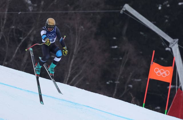 GIOCHI OLIMPICI - Olimpiadi Invernali Milano-Cortina 2026 - Men s Downhill - Training Milano Cortina 2026 - XXV Olympic Winter games, Winterspiele,Spiele, Summer games Bormio- Italy 7 February,2026 Alpine skiing - Training Men s Downhill Image Show: SZOLLOS Noa (ISR) Cortina D Ampezzo Italy  Copyright: xIPAxSport ABACAx