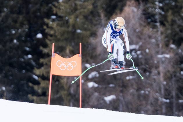 CORTINA, ITALY - FEBRUARY 6: Kira Weidle-Winkelmann (Germany) during the Women™s Downhill Training at the Milano Cortina 2026 Olympics at Tofane Alpine Skiing Centre on day 1 of the Milano Cortina 2026 Olympics on February 6, 2026 in Cortina, Italy. Editorial use only. Venezia Italy Copyright: xSteffiexWunderlx