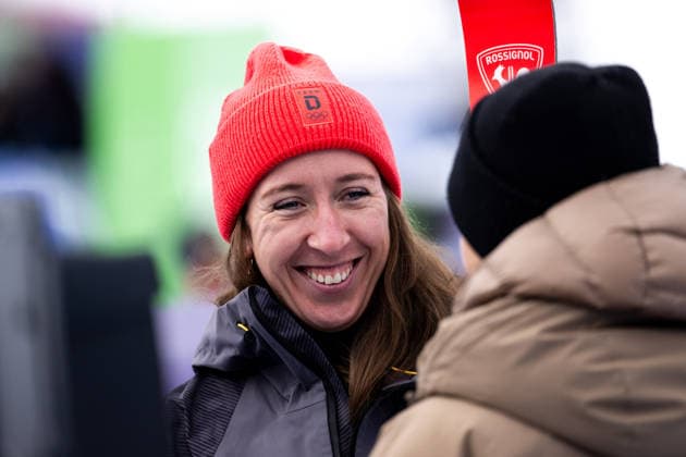 WEIDLE-WINKELMANN Kira (Deutschland) lacht, ITA, Olympische Spiele Milano Cortina 2026, Olympia, 2. Training Ski Alpin, Abfahrt Damen, 06.02.2026 ITA, Olympische Spiele Milano Cortina 2026, Olympia, 2. Training Ski Alpin, Abfahrt Damen, 06.02.2026 Cortina d Ampezzo *** WEIDLE WINKELMANN Kira Germany laughs, ITA, Olympic Games Milano Cortina 2026, Olympia, 2 Training Alpine Skiing, Downhill Women, 06 02 2026 ITA, Olympic Games Milano Cortina 2026, Olympia, 2 Training Alpine Skiing, Downhill Women, 06 02 2026 Cortina d Ampezzo Copyright: xEibner-Pressefoto Memmlerx EP_MMR
