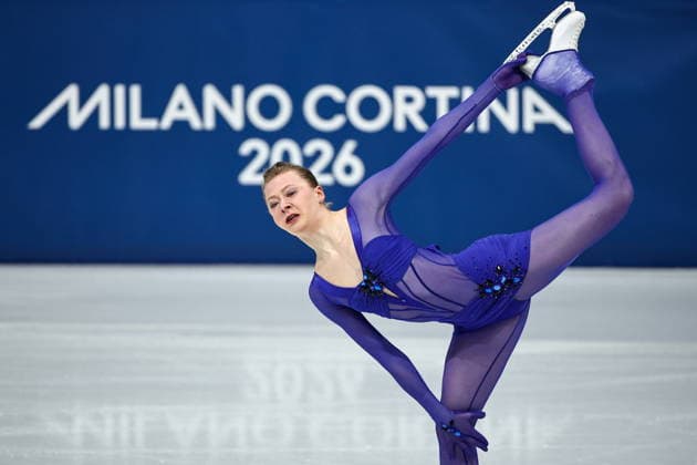 ITALY, MILAN - FEBRUARY 6, 2026: Lorine Schild of France performs her routine in the women s singles skating short programme of the team Figure skating, Eiskunstlauf event at Milano Ice Skating Arena as part of the 2026 Winter Olympic Games, Olympische Spiele, Olympia, OS Mikhail Tereshchenko TASS  88281844