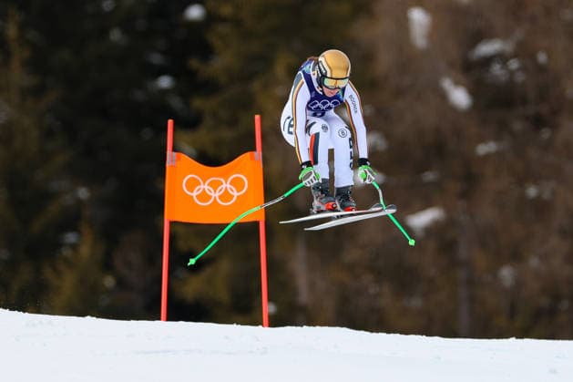 Olympische Winterspiele Milano Cortina 2026 Frauen Abfahrt 2. Offizielles Training am 06.02.2026 im Tofane Alpine Skiing Centre in Cortina d™Ampezzo Kira Weidle-Winkelmann ( Deutschland ) *** Olympic Winter Games Milano Cortina 2026 Women Downhill 2 Official training on 06 02 2026 at the Tofane Alpine Skiing Centre in Cortina d™Ampezzo Kira Weidle Winkelmann Germany xMSx
