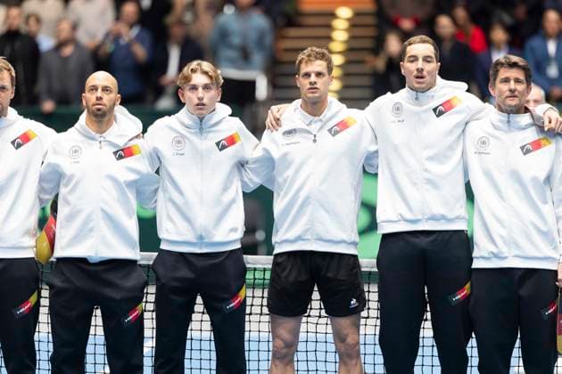 Davis Cup: Deutschland - Peru, 06.02.2026 Team Germany während des Davis Cup Davis Cup: Deutschland - Peru im CASTELLO am February 6, 2026 in Duesseldorf, Germany. Copyright: xBEAUTIFULxSPORTS KennyxBeelex