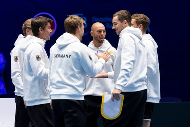 Davis Cup: Deutschland - Peru, 06.02.2026 Team Germany während des Davis Cup Davis Cup: Deutschland - Peru im CASTELLO am February 6, 2026 in Duesseldorf, Germany. Copyright: xBEAUTIFULxSPORTS KennyxBeelex