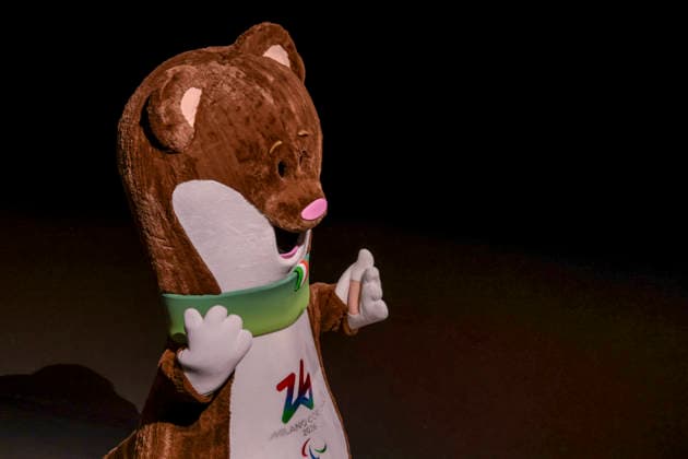 OLYMPICS - Winter Olympic Games, Olympische Spiele, Olympia, OS Milano Cortina 2026 MILAN,ITALY,06.FEB.26 - OLYMPICS - Winter Olympic Games Milano Cortina 2026, opening ceremony. Image shows mscot Milo (Milano Cortina 2026).  GEPAxpictures xMatthiasxTrinkl