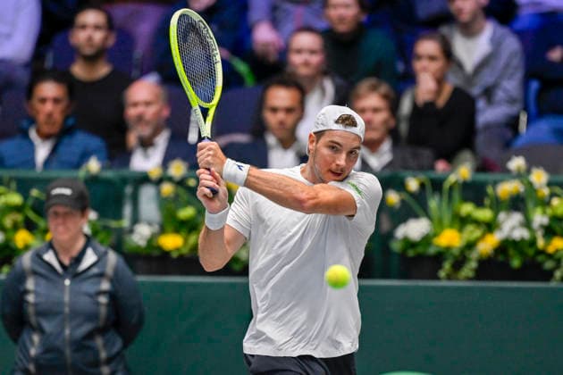 Jan-Lennard Struff (GER) 06.02.2026 Tennis Davis Cup Qualifiers 2026 Deutschland vs Peru , Castello, Duesseldorf,