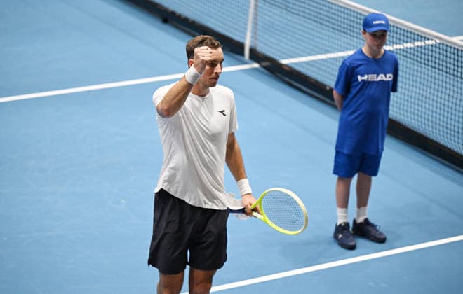 2026 Davis Cup Qualifiers , Düsseldorf Germany Germany vs. Peru Day1 Match2 2.Match Jan-Lennard Struff (GER) vs. Juan Pablo Varillas (PER)
