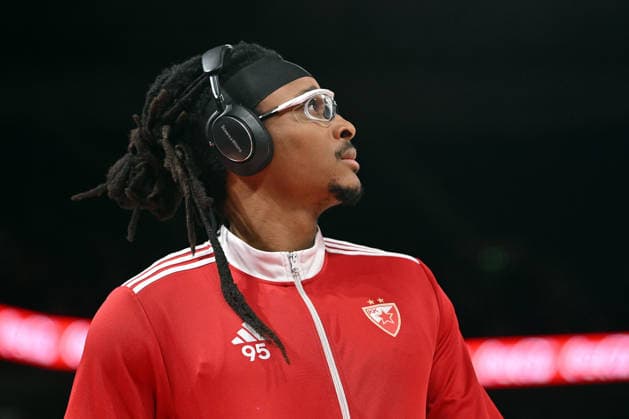 CRVENA ZVEZDA vs MACCABI CHIMA MONEKE, basketball player of Crvena Zvezda, during the Euroleague match against Maccabi, at Belgrade Arena. Belgrade, 06.02.2026. photo: MN PRESS BASKETBALL, EUROLEAGUE, CRVENA ZVEZDA, MACCABI Belgrade Belgrade Arena Serbia Copyright: xMarkoxMetlasx xMNxPressx