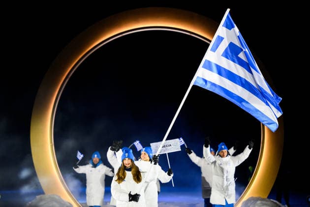 260206 Nefeli Tita, flag bearer of Greece during the Opening Ceremony of the 2026 Winter Olympics on February 6, 2026 in Predazzo. Photo: Maxim Thore BILDBYRAN kod MT MT0960 bbeng Olympic Games, Olympische Spiele, Olympia, OS olympics winter olympics os ol olympiska spel vinter-os olympiske leker milano cortina 2026 milan cortina 2026 milano cortina 2026 olympic games milano cortina 2026 winter olympic games milano cortina-os milano cortina-ol vinter-ol opening ceremony invigning invigningsceremoni *** 260206 Nefeli Tita, flag bearer of Greece during the Opening Ceremony of the 2026 Winter Olympics on February 6, 2026 in Predazzo Photo Maxim Thore BILDBYRAN code MT MT0960 bbeng olympic games olympics winter olympics os ol olympiska spel vinter os olympiske leker milano cortina 2026 milan cortina 2026 milano cortina 2026 olympic games milano cortina 2026 winter olympic games milano cortina os milano cortina ol vinter ol opening ceremony invigning invigningsceremoni  Copyright: MAXIMxTHORE BB260206MT100