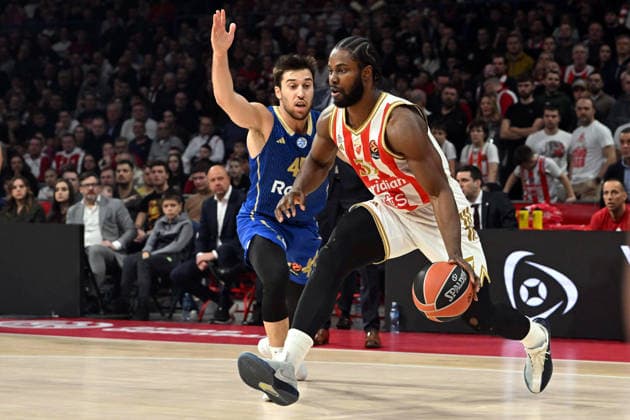 CRVENA ZVEZDA vs MACCABI SAMMY OJELEYE, basketball player of Crvena Zvezda, during the Euroleague match against Maccabi, at Belgrade Arena. Belgrade, 06.02.2026. photo: MN PRESS BASKETBALL, EUROLEAGUE, CRVENA ZVEZDA, MACCABI Belgrade Belgrade Arena Serbia Copyright: xMarkoxMetlasx xMNxPressx