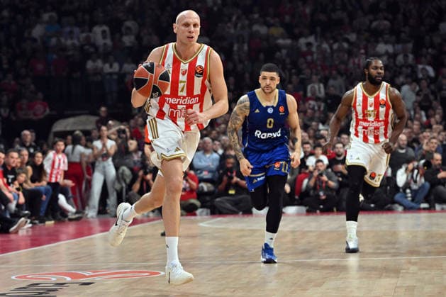 CRVENA ZVEZDA vs MACCABI DEJAN DAVIDOVAC, basketball player of Crvena Zvezda, during the Euroleague match against Maccabi, at Belgrade Arena. Belgrade, 06.02.2026. photo: MN PRESS BASKETBALL, EUROLEAGUE, CRVENA ZVEZDA, MACCABI Belgrade Belgrade Arena Serbia Copyright: xMarkoxMetlasx xMNxPressx