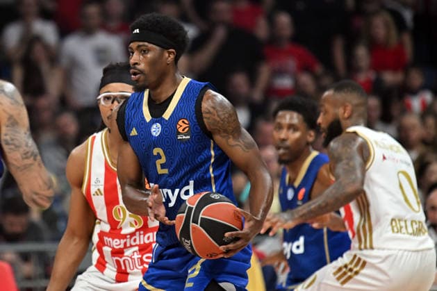 CRVENA ZVEZDA vs MACCABI JIMMY CLARK III, basketball player of Maccabi, during the Euroleague match against Crvena Zvezda, at Belgrade Arena. Belgrade, 06.02.2026. photo: MN PRESS BASKETBALL, EUROLEAGUE, CRVENA ZVEZDA, MACCABI Belgrade Belgrade Arena Serbia Copyright: xMarkoxMetlasx xMNxPressx