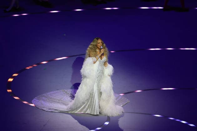 February 6, 2026, Milan, Lombardy, Italy: MARIAH CAREY performs during the Opening Ceremony of the XXV Winter Olympic Games, Olympische Spiele, Olympia, OS commonly know as the Milano Cortina 2026 Winter Olympic Games. Milan Italy - ZUMAc179 20260206_oly_c179_112 Copyright: xMickaelxChavetx
