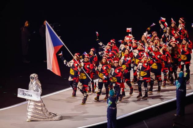 Team of Czechia Opening Ceremony, Opening Ceremony - Milano Cortina 2026 Winter Olympics: Day 0, Opening Ceremony - Milano Cortina 2026 Winter Olympics: Day 0, San Siro Stadium, February 6, 2026, Milan, Italy.
