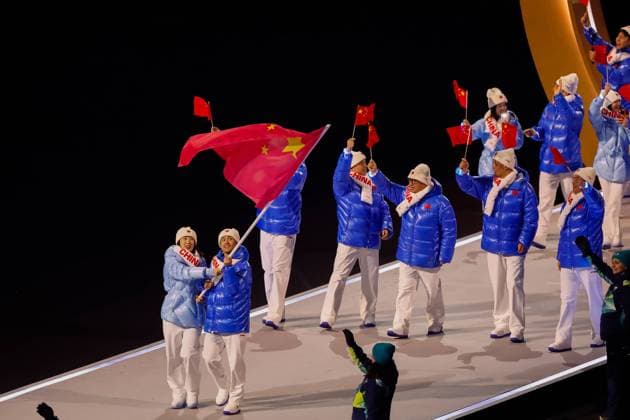 Team of China Opening Ceremony, Opening Ceremony - Milano Cortina 2026 Winter Olympics: Day 0, Opening Ceremony - Milano Cortina 2026 Winter Olympics: Day 0, San Siro Stadium, February 6, 2026, Milan, Italy.
