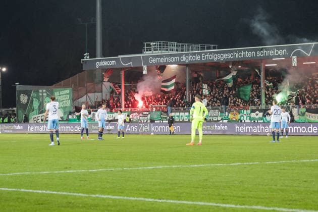 06.02.2026, xgrfx, Fussball 2.Bundesliga, Preußen Münster - VfL Bochum v.l. Der VfL Bochum spielt unentschieden gegen Preußen Münster. (DFL DFB REGULATIONS PROHIBIT ANY USE OF PHOTOGRAPHS as IMAGE SEQUENCES and or QUASI-VIDEO) Münster