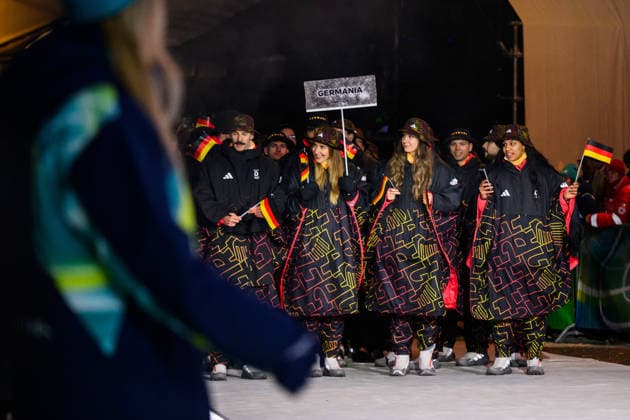 260206 Athletes of Germany during the Opening Ceremony of the 2026 Winter Olympics on February 6, 2026 in Cortina. Photo: Mathias Bergeld BILDBYRAN kod MB MB1312 Olympic Games, Olympische Spiele, Olympia, OS olympics winter olympics os ol olympiska spel vinter-os olympiske leker milano cortina 2026 milan cortina 2026 milano cortina 2026 olympic games milano cortina 2026 winter olympic games milano cortina-os milano cortina-ol vinter-ol bbeng opening ceremony invigning invigningsceremoni *** 260206 Athletes of Germany during the Opening Ceremony of the 2026 Winter Olympics on February 6, 2026 in Cortina Photo Mathias Bergeld BILDBYRAN code MB MB1312 olympic games olympics winter olympics os ol olympiska spel vinter os olympiske leker milano cortina 2026 milan cortina 2026 milano cortina 2026 olympic games milano cortina 2026 winter olympic games milano cortina os milano cortina ol vinter ol bbeng opening ceremony invigning invigningsceremoni  Copyright: MATHIASxBERGELD BB260206MB106