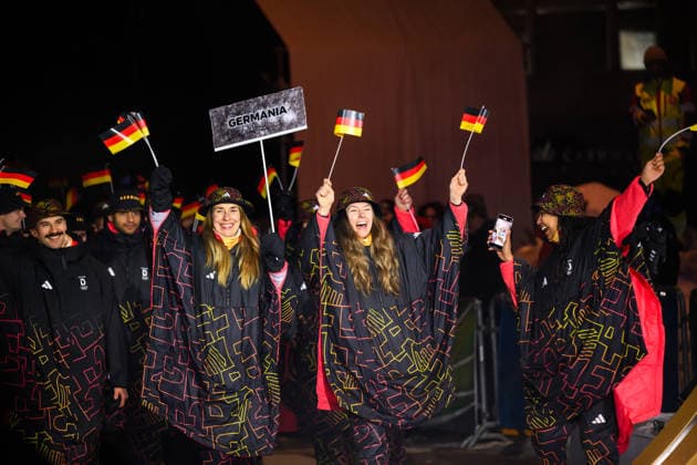 260206 Athletes of Germany during the Opening Ceremony of the 2026 Winter Olympics on February 6, 2026 in Cortina. Photo: Mathias Bergeld BILDBYRAN kod MB MB1312 Olympic Games, Olympische Spiele, Olympia, OS olympics winter olympics os ol olympiska spel vinter-os olympiske leker milano cortina 2026 milan cortina 2026 milano cortina 2026 olympic games milano cortina 2026 winter olympic games milano cortina-os milano cortina-ol vinter-ol bbeng opening ceremony invigning invigningsceremoni *** 260206 Athletes of Germany during the Opening Ceremony of the 2026 Winter Olympics on February 6, 2026 in Cortina Photo Mathias Bergeld BILDBYRAN code MB MB1312 olympic games olympics winter olympics os ol olympiska spel vinter os olympiske leker milano cortina 2026 milan cortina 2026 milano cortina 2026 olympic games milano cortina 2026 winter olympic games milano cortina os milano cortina ol vinter ol bbeng opening ceremony invigning invigningsceremoni  Copyright: MATHIASxBERGELD BB260206MB109