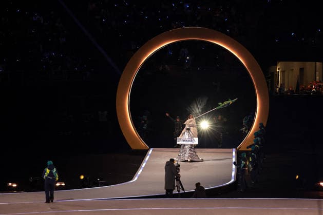 GIOCHI OLIMPICI - Olimpiadi Invernali Milano-Cortina 2026 - Opening Ceremony Parade of athletes of Brasil during the Opening Ceremony of the Olympic Winter games, Winterspiele,Spiele, Summer games Milano-Cortina 2026 on February 06, 2026 at the Milano San Siro Olympic Stadium in Milan, Italy Cortina D Ampezzo Italy  Copyright: xIPAxSport ABACAx