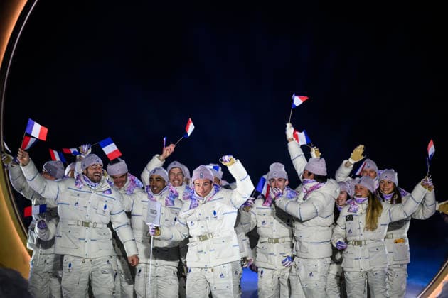 260206 Athletes of France during the Opening Ceremony of the 2026 Winter Olympics on February 6, 2026 in Predazzo. Photo: Maxim Thore BILDBYRAN kod MT MT0960 bbeng Olympic Games, Olympische Spiele, Olympia, OS olympics winter olympics os ol olympiska spel vinter-os olympiske leker milano cortina 2026 milan cortina 2026 milano cortina 2026 olympic games milano cortina 2026 winter olympic games milano cortina-os milano cortina-ol vinter-ol opening ceremony invigning invigningsceremoni *** 260206 Athletes of France during the Opening Ceremony of the 2026 Winter Olympics on February 6, 2026 in Predazzo Photo Maxim Thore BILDBYRAN code MT MT0960 bbeng olympic games olympics winter olympics os ol olympiska spel vinter os olympiske leker milano cortina 2026 milan cortina 2026 milano cortina 2026 olympic games milano cortina 2026 winter olympic games milano cortina os milano cortina ol vinter ol opening ceremony invigning invigningsceremoni  Copyright: MAXIMxTHORE BB260206MT131