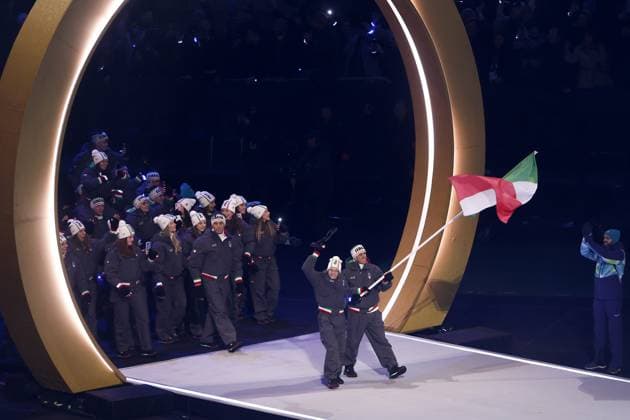 MILAN , 06-02-2026 , Milano San Siro Olympic Stadium , Olympic Winter games, Winterspiele,Spiele, Summer games 2026 Milano , Opening ceremony , Picture shows , team Italy Olympic Winter Games 2026 - Opening ceremony  x201349762x Copyright: