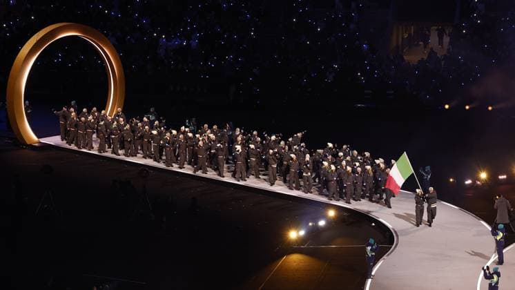 MILAN , 06-02-2026 , Milano San Siro Olympic Stadium , Olympic Winter games, Winterspiele,Spiele, Summer games 2026 Milano , Opening ceremony , Picture shows , team Italy Olympic Winter Games 2026 - Opening ceremony  x201349870x Copyright: