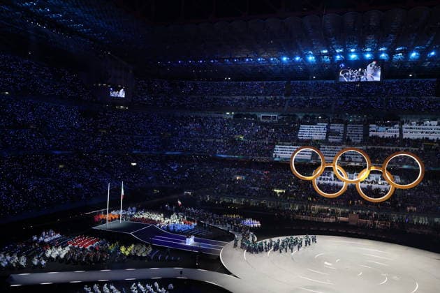 Winter Olympics - Opening Ceremony - Milan Team Italy at the Opening ceremony of the Milano Cortina 2026 Winter Olympic Games, Olympische Spiele, Olympia, OS at San Siro stadium (Milano Olympic Stadium), in Milan on February 6, 2026. Photo by Alexis Jumeau ABACAPRESS.COM Milan Italy  Copyright: xJumeauxAlexis ABACAx