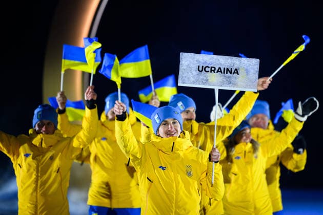 260206 Athletes of Ukraine during the Opening Ceremony of the 2026 Winter Olympics on February 6, 2026 in Predazzo. Photo: Maxim Thore BILDBYRAN kod MT MT0960 bbeng Olympic Games, Olympische Spiele, Olympia, OS olympics winter olympics os ol olympiska spel vinter-os olympiske leker milano cortina 2026 milan cortina 2026 milano cortina 2026 olympic games milano cortina 2026 winter olympic games milano cortina-os milano cortina-ol vinter-ol opening ceremony invigning invigningsceremoni *** 260206 Athletes of Ukraine during the Opening Ceremony of the 2026 Winter Olympics on February 6, 2026 in Predazzo Photo Maxim Thore BILDBYRAN code MT MT0960 bbeng olympic games olympics winter olympics os ol olympiska spel vinter os olympiske leker milano cortina 2026 milan cortina 2026 milano cortina 2026 olympic games milano cortina 2026 winter olympic games milano cortina os milano cortina ol vinter ol opening ceremony invigning invigningsceremoni  Copyright: MAXIMxTHORE BB260206MT135