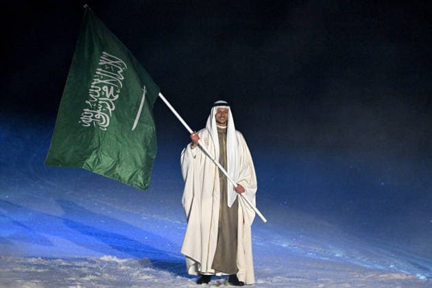 Predazzo, Italy, February 06th 2026. Opening Ceremony of the Olympic Winter games, Winterspiele,Spiele, Summer games 2026 in Predazzo, Italy. (Photo by Igor Kupljenik Sports Press Photo)  Copyright: xIgorxKupljenikx xSPPx Sportspressphoto_SPR89048